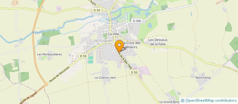 localisation de l'entreprise MADAME ISABELLE VAZQUEZ GARCIA  LIGUEIL