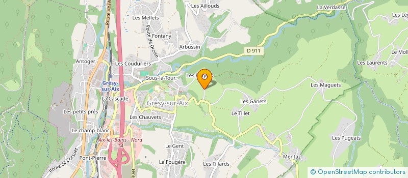 localisation de l'entreprise MADAME ISABELLE VELJACA à GRESY-SUR-AIX
