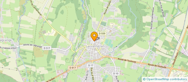 localisation de l'entreprise MADAME ISABELLE VERDIER SARRAT à LANNEMEZAN