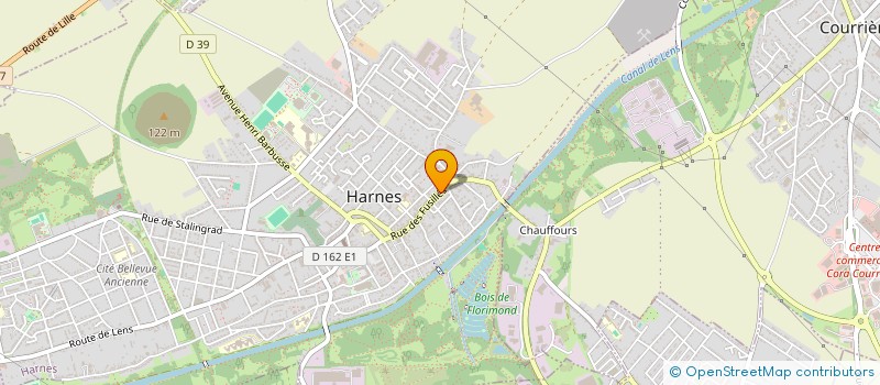 localisation de l'entreprise MADAME ISABELLE VERDIERE à HARNES