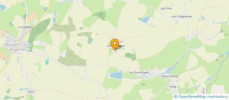 localisation de l'entreprise MADAME ISABELLE VERGNAULT  ARGENTONNAY