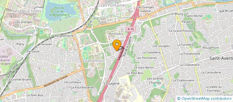 localisation de l'entreprise MADAME ISABELLE VERITE  TOURS