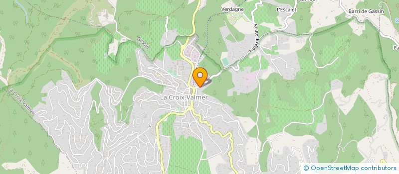 localisation de l'entreprise MADAME ISABELLE VERLAQUE  LA CROIX-VALMER