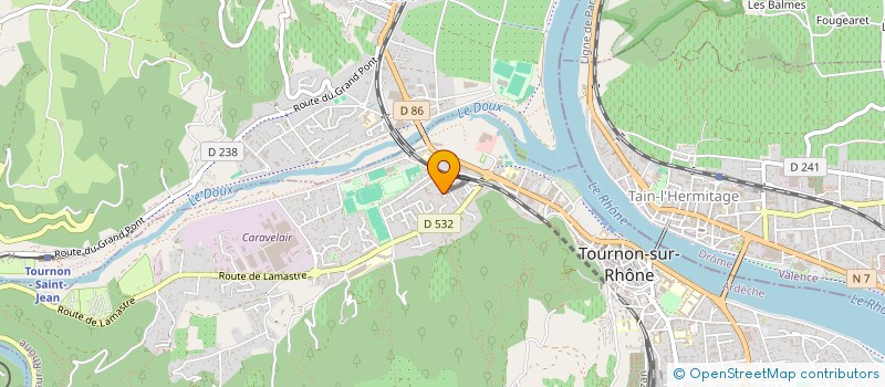 localisation de l'entreprise MADAME ISABELLE VERMENOT à TOURNON-SUR-RHONE