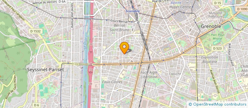 localisation de l'entreprise MADAME ISABELLE VERNAY à GRENOBLE