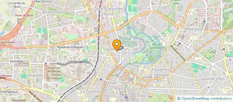localisation de l'entreprise MADAME ISABELLE VERNET à RENNES