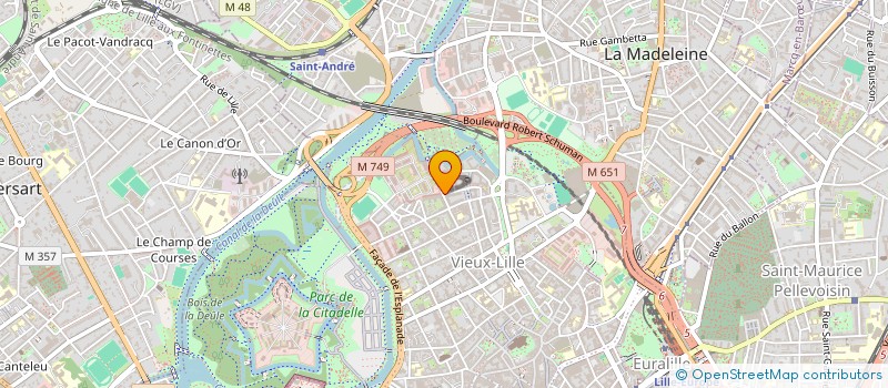 localisation de l'entreprise MADAME ISABELLE VERPOORTER à LILLE