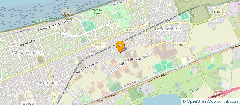 localisation de l'entreprise MADAME ISABELLE VERSAEILIE à DUNKERQUE