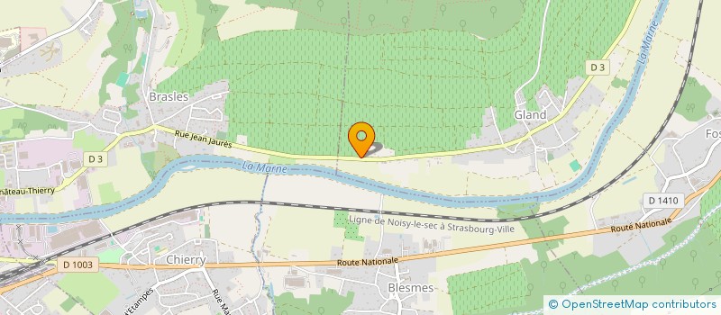 localisation de l'entreprise MADAME ISABELLE VERTENOEUIL  GLAND