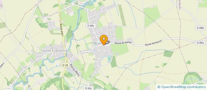 localisation de l'entreprise MADAME ISABELLE VEYRET à MISERIEUX