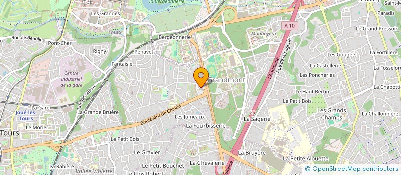 localisation de l'entreprise MADAME ISABELLE VEYSSE  JOUE-LES-TOURS