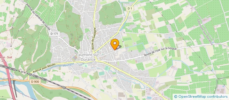 localisation de l'entreprise MADAME ISABELLE VIALIS  CAUMONT-SUR-DURANCE