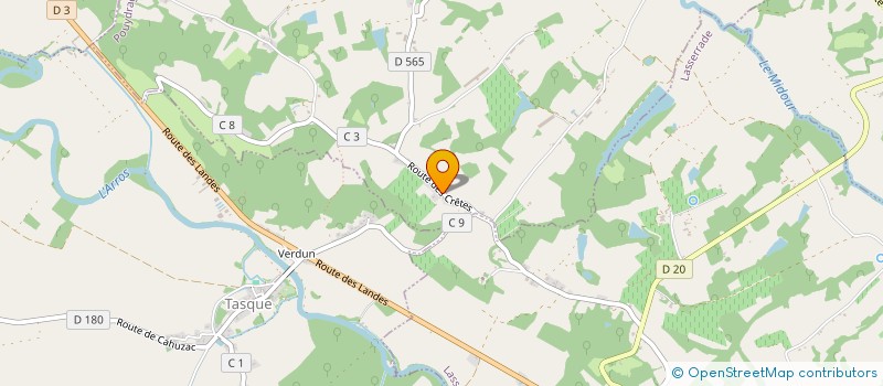 localisation de l'entreprise MADAME ISABELLE VICAT  POUYDRAGUIN