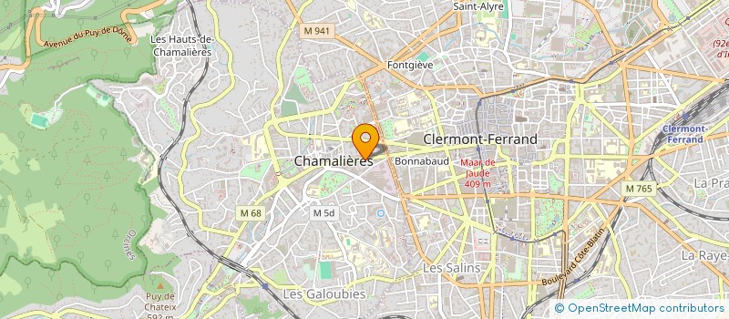 localisation de l'entreprise MADAME ISABELLE VIDAL à CHAMALIERES