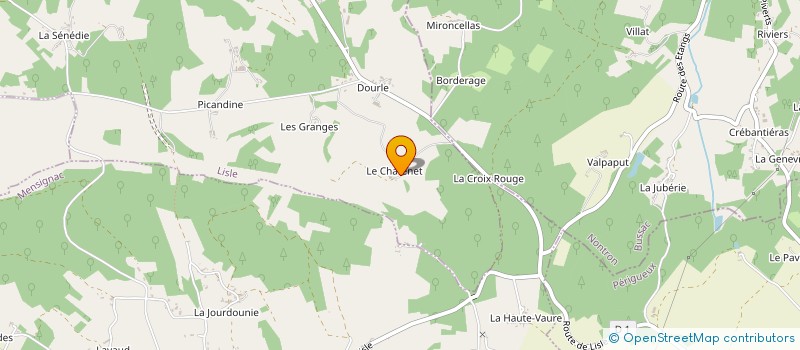 localisation de l'entreprise MADAME ISABELLE VIDAL  LISLE