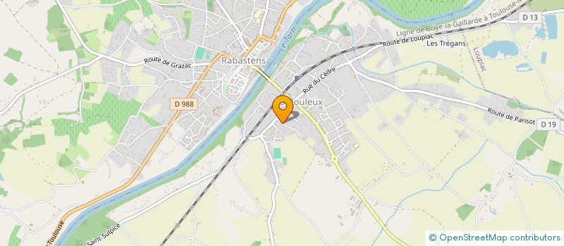 localisation de l'entreprise MADAME ISABELLE VIDAL  COUFOULEUX