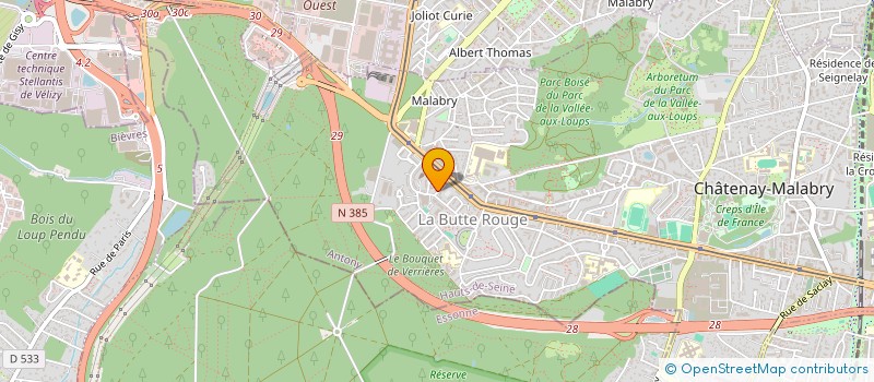 localisation de l'entreprise MADAME ISABELLE VIDAL  CHATENAY-MALABRY