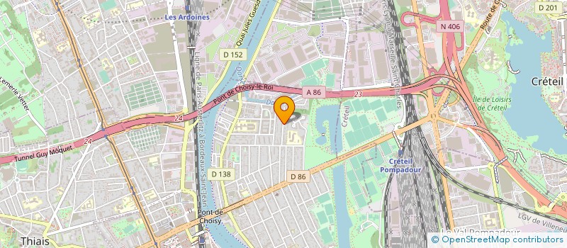 localisation de l'entreprise MADAME ISABELLE VIDALI  CHOISY-LE-ROI