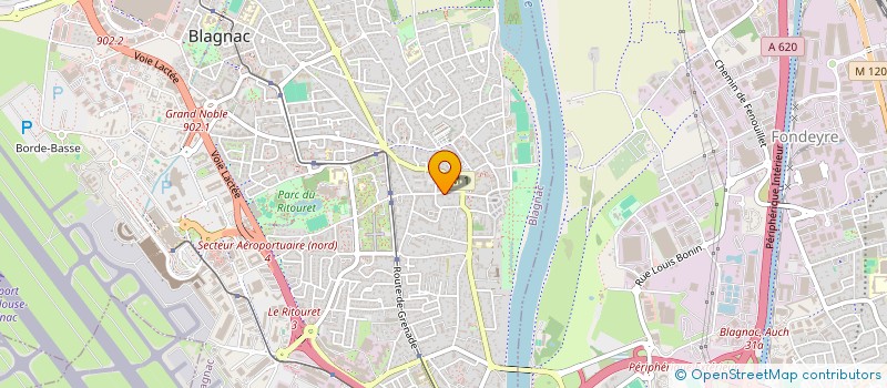 localisation de l'entreprise MADAME ISABELLE VIGIER à BLAGNAC