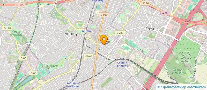 localisation de l'entreprise MADAME ISABELLE VIGNERON à ANTONY