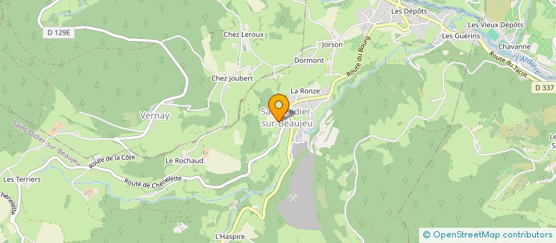 localisation de l'entreprise MADAME ISABELLE VIGNON  DEUX-GROSNES