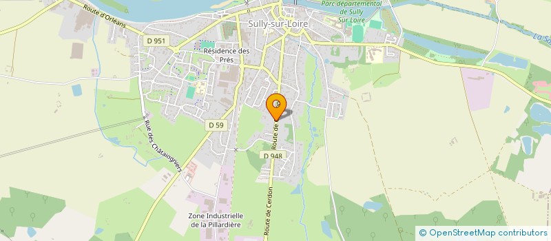 localisation de l'entreprise MADAME ISABELLE VIGOUREUX à SULLY-SUR-LOIRE