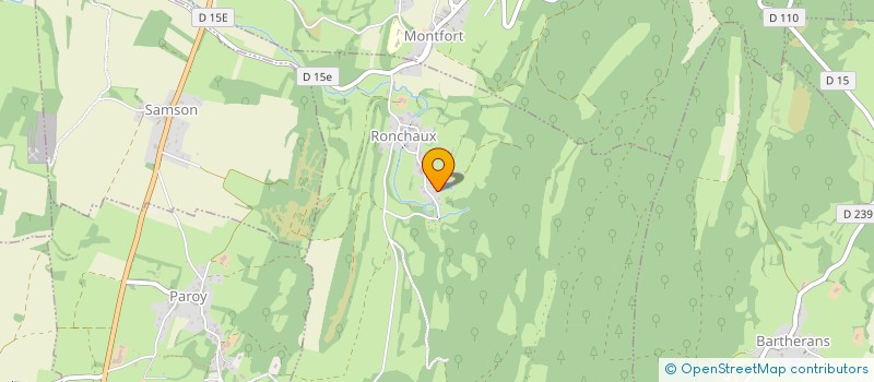 localisation de l'entreprise MADAME ISABELLE VILAIN  RONCHAUX