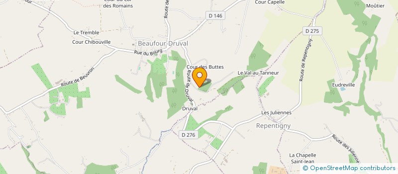 localisation de l'entreprise MADAME ISABELLE VILAULT  NOTRE-DAME-D'ESTREES-CORBON