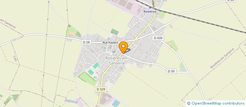 localisation de l'entreprise MADAME ISABELLE VILLAIN à ROSIERES-EN-SANTERRE