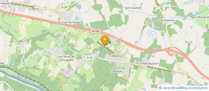 localisation de l'entreprise MADAME ISABELLE VILLECHANGE  VEYRAC