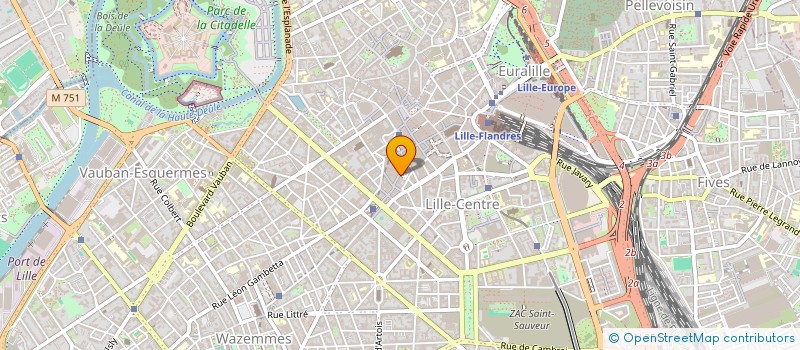 localisation de l'entreprise MADAME ISABELLE VILLEDARY à LILLE
