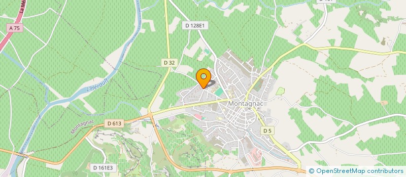 localisation de l'entreprise MADAME ISABELLE VINAS  MONTAGNAC