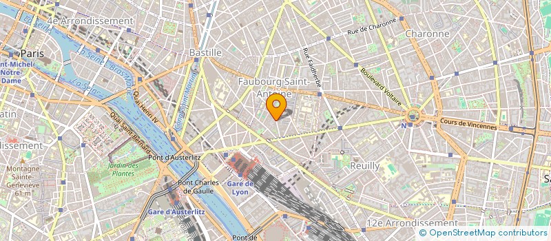 localisation de l'entreprise MADAME ISABELLE VINCENT  PARIS