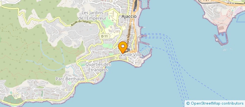 localisation de l'entreprise MADAME ISABELLE VINCETTI à AJACCIO