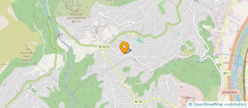 localisation de l'entreprise MADAME ISABELLE VINOT  SAINT-JEANNET