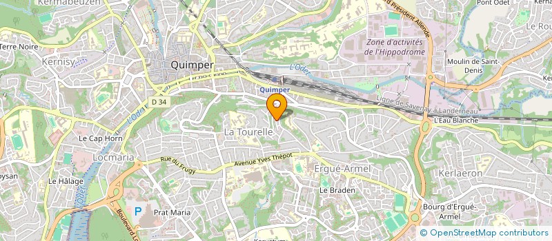 localisation de l'entreprise MADAME ISABELLE VISEUX  PLOGOFF