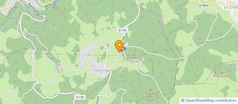 localisation de l'entreprise MADAME ISABELLE VITRAT  PALAZINGES