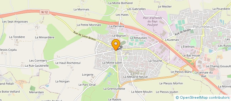 localisation de l'entreprise MADAME ISABELLE VITRE à BEDEE