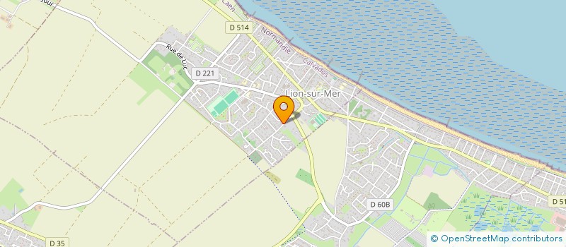 localisation de l'entreprise MADAME ISABELLE VOIVENEL  LION-SUR-MER