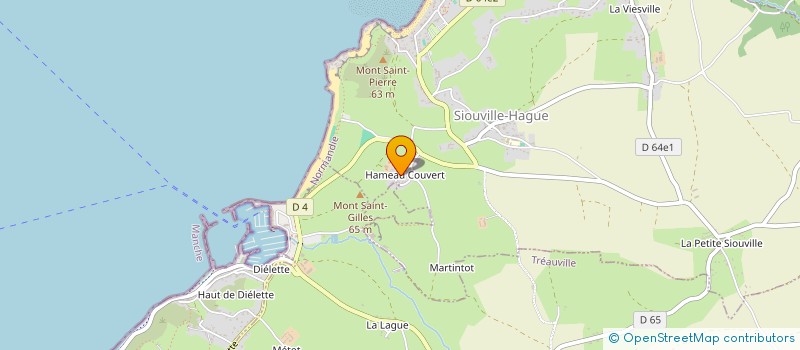 localisation de l'entreprise MADAME ISABELLE VRAC  SIOUVILLE-HAGUE