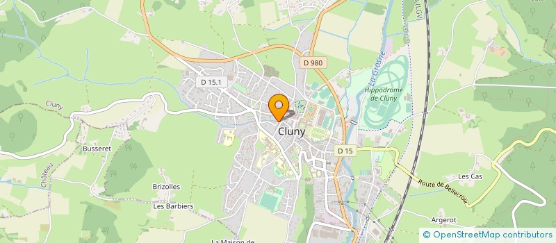 localisation de l'entreprise MADAME ISABELLE VRILLAC  CLUNY