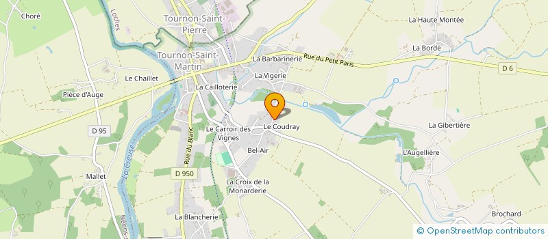 localisation de l'entreprise MADAME ISABELLE VRINAT à TOURNON-SAINT-MARTIN