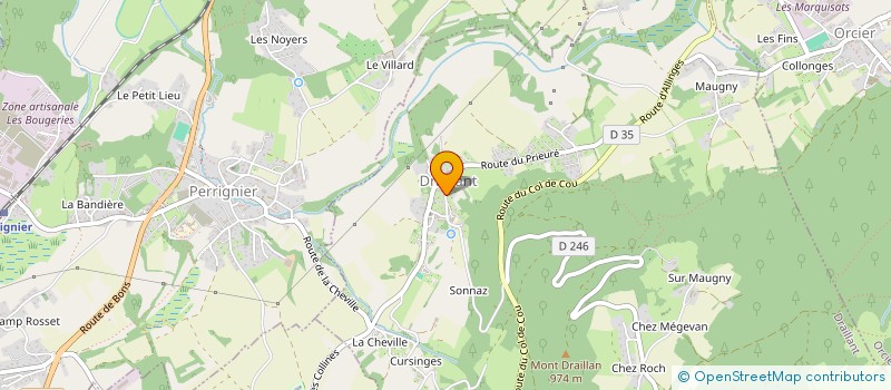 localisation de l'entreprise MADAME ISABELLE VUATTOUX  DRAILLANT