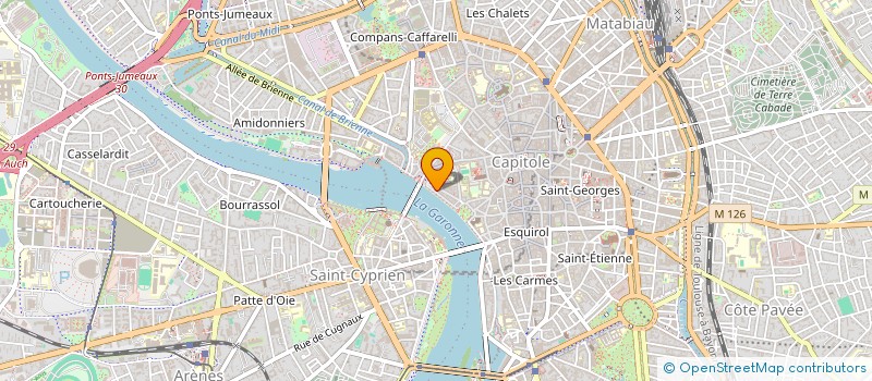 localisation de l'entreprise MADAME ISABELLE VUILLAUME à TOULOUSE