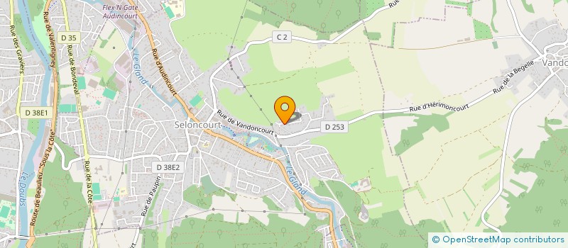 localisation de l'entreprise MADAME ISABELLE VUILLEMENOT  SELONCOURT