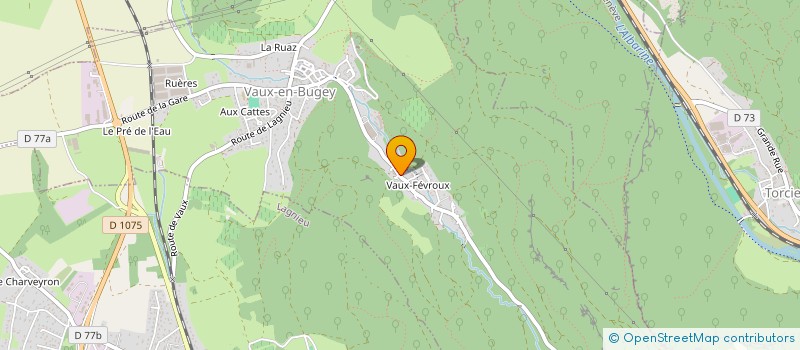 localisation de l'entreprise MADAME ISABELLE VUILLERMOZ à VAUX-EN-BUGEY