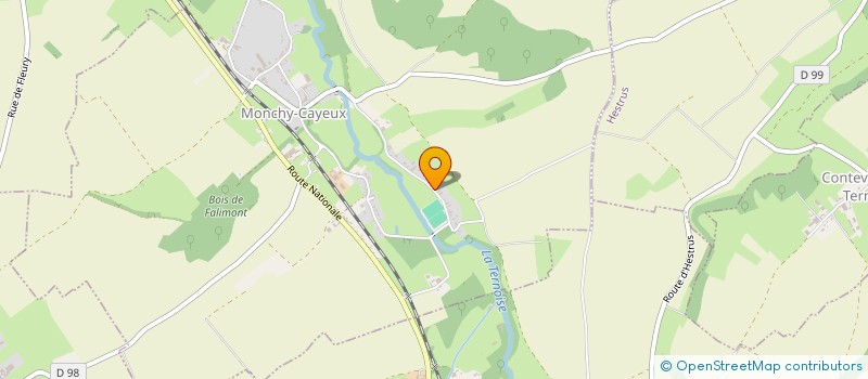 localisation de l'entreprise MADAME ISABELLE WACHEUX  MONCHY-CAYEUX