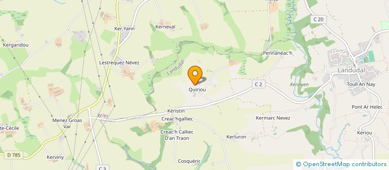 localisation de l'entreprise MADAME ISABELLE WALLET  LANDUDAL