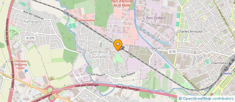 localisation de l'entreprise MADAME ISABELLE WARNET  SAINT-BRICE-COURCELLES