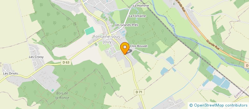 localisation de l'entreprise MADAME ISABELLE WARTELLE  FONTAINE-SOUS-JOUY